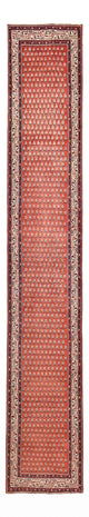 Läufer Perser - Mir - 462 x 77 cm - rost