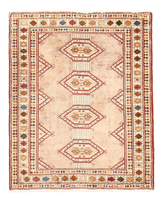 Turkaman Teppich - 78 x 64 cm - rosa