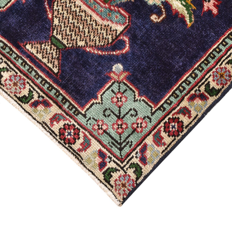 Perserteppich - Nomadic - 63 x 55 cm - mehrfarbig