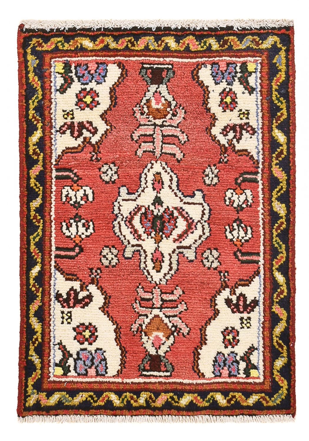 Perserteppich - Nomadic quadratisch  - 65 x 65 cm - rot