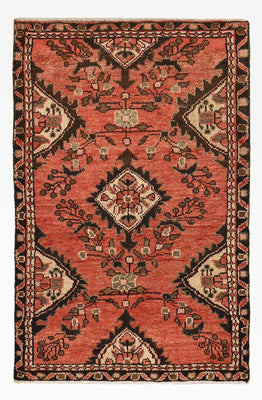 Perserteppich - Nomadic - 95 x 62 cm - rot