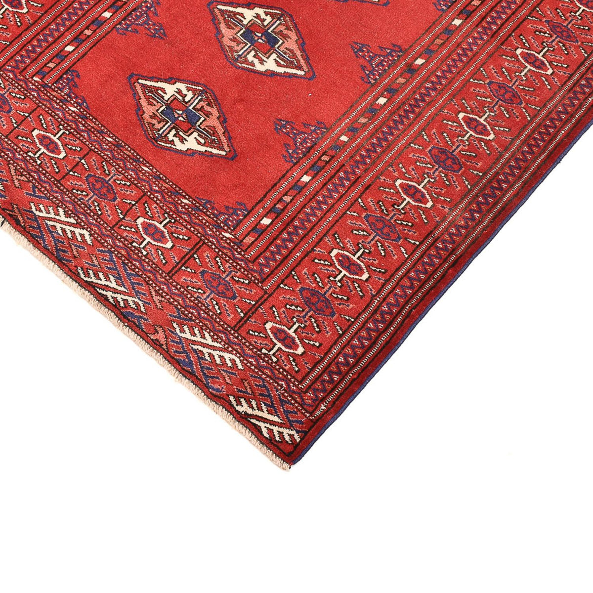 Turkaman Teppich - 115 x 87 cm - rot