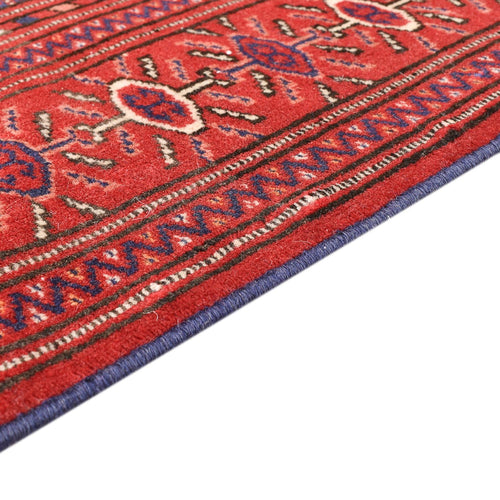 Turkaman Teppich - 115 x 87 cm - rot