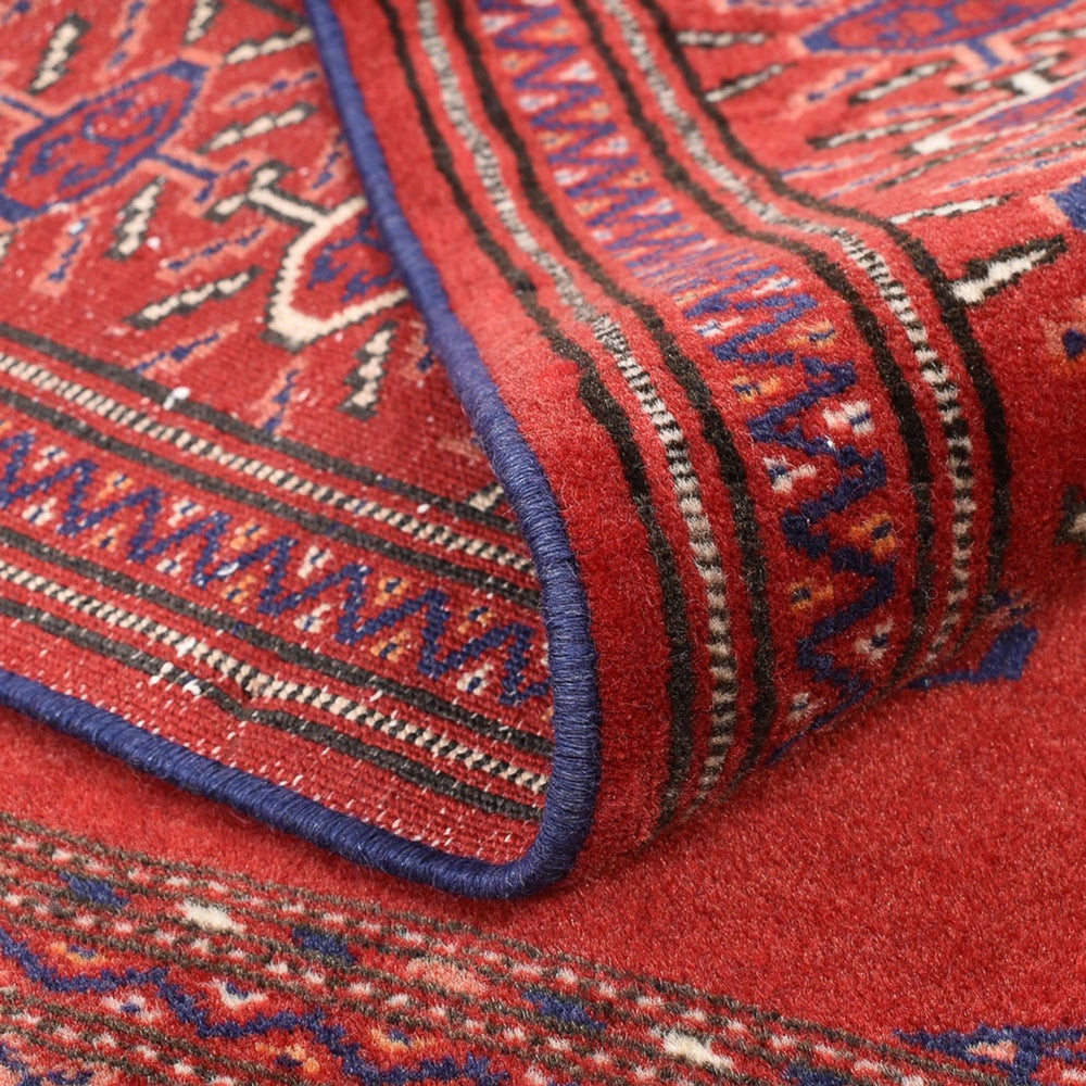 Turkaman Teppich - 115 x 87 cm - rot