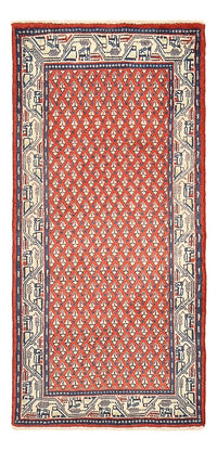 Tapis de couloir Tapis persan - Mir - 126 x 57 cm - rouge