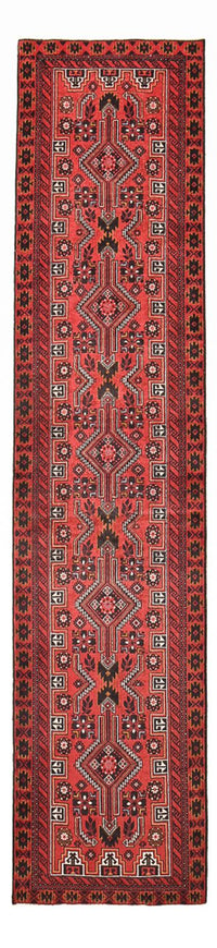 Tapis de couloir Tapis Belutsch - 378 x 85 cm - rouge