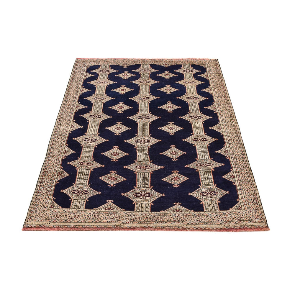 Turkaman Teppich - 173 x 120 cm - dunkelblau