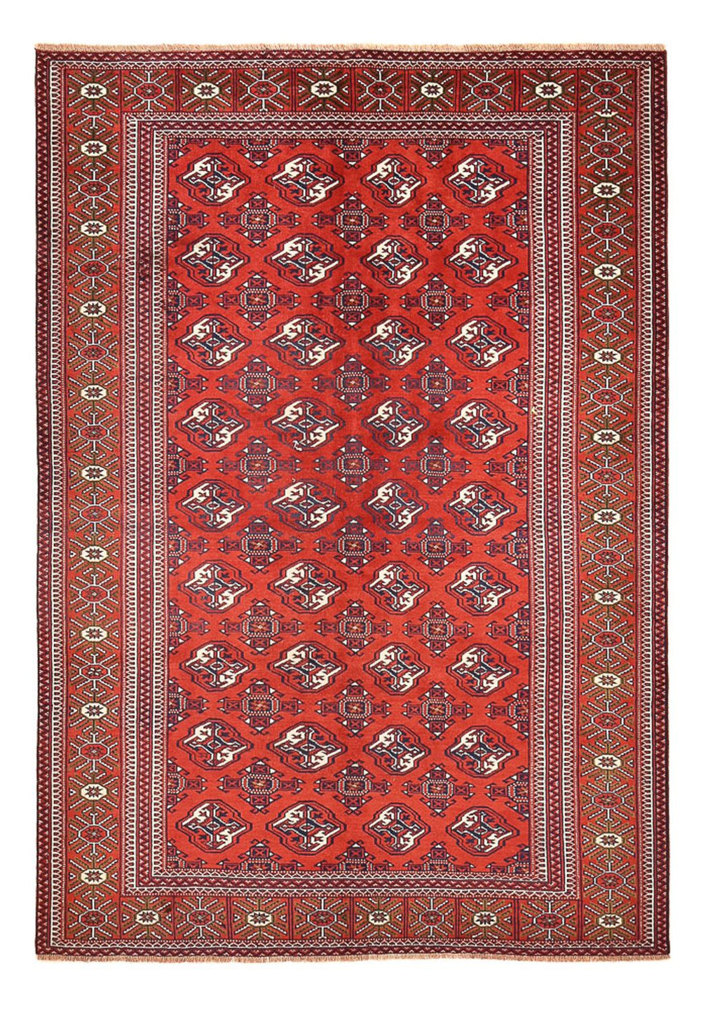 Turkaman Teppich - 273 x 185 cm - rot