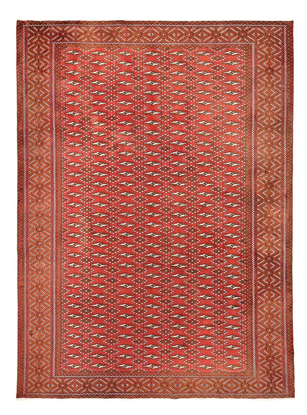 Turkaman Teppich - 280 x 203 cm - hellrot