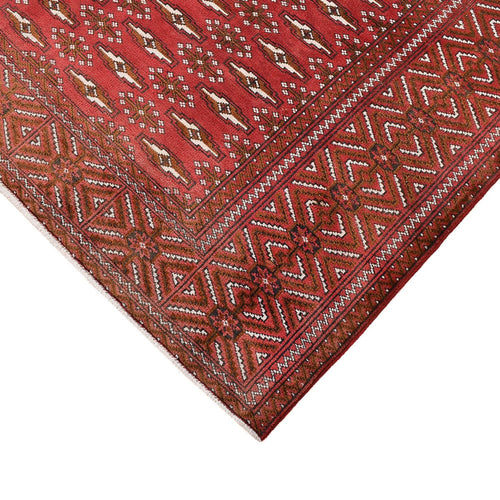 Turkaman Teppich - 280 x 203 cm - hellrot