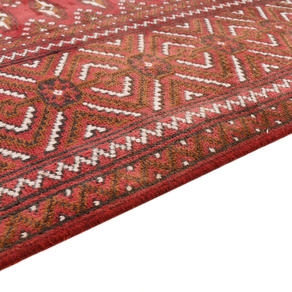 Turkaman Teppich - 280 x 203 cm - hellrot