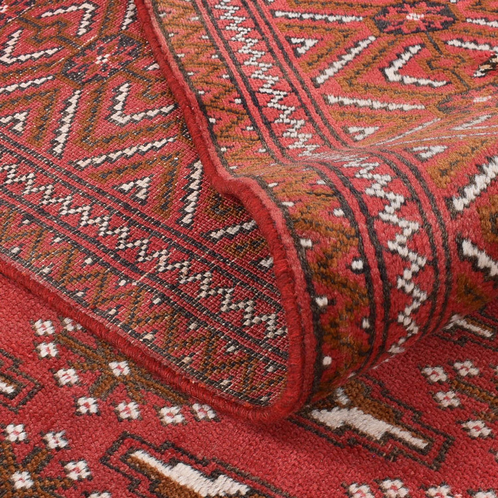 Turkaman Teppich - 280 x 203 cm - hellrot