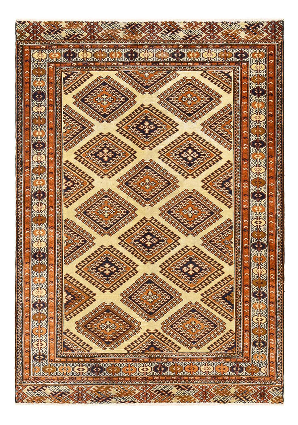 Turkaman Teppich - 188 x 131 cm - sand
