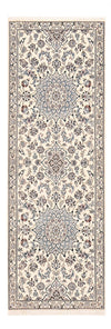Tapis de Nain - 9La Tapis 81x229cm - Tapis persan - crème - Tapis de couloir / Crème / 81 x 229 cm Tapis de couloir