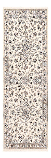Tapis de couloir Tapis persan - Nain - Royal - 215 x 71 cm - crème
