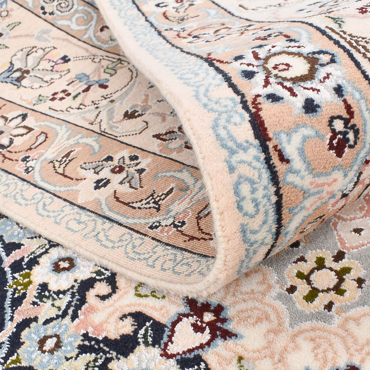 Perserteppich - Nain - Royal - 252 x 164 cm - dunkelblau