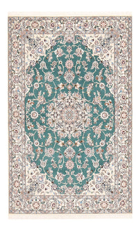 Tapis persan - Nain - Royal - 203 x 127 cm - vert