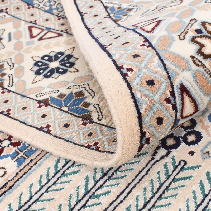 Perserteppich - Nain - Royal - 219 x 155 cm - hellblau