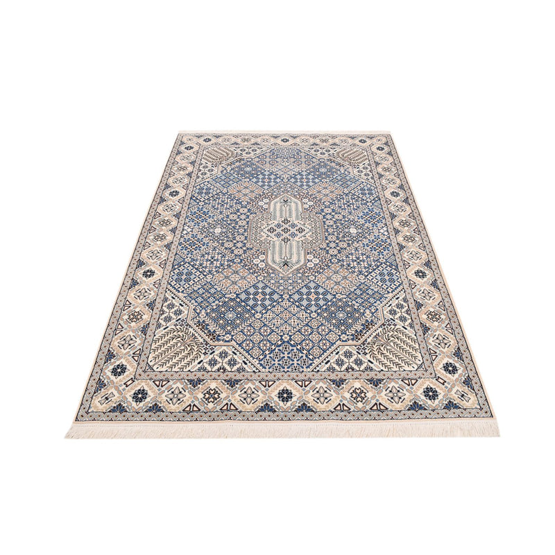 Perserteppich - Nain - Royal - 219 x 155 cm - hellblau