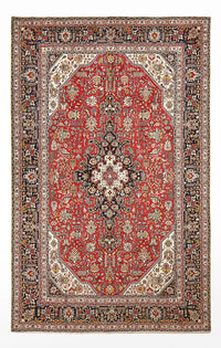 Tappeto Persero - Tabriz - 320 x 203 cm - rosso