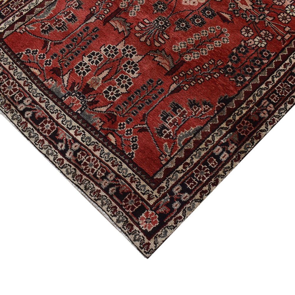 Läufer Perser - Täbriz - 398 x 110 cm - rot