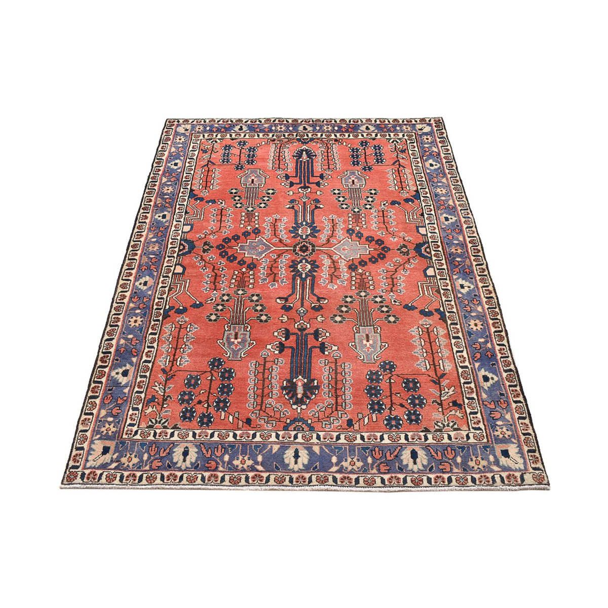 Perserteppich - Nomadic - 191 x 129 cm - hellrot