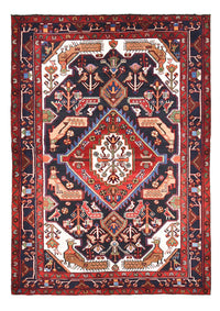 Tapis persan - Nomadic - 210 x 143 cm - multicolore