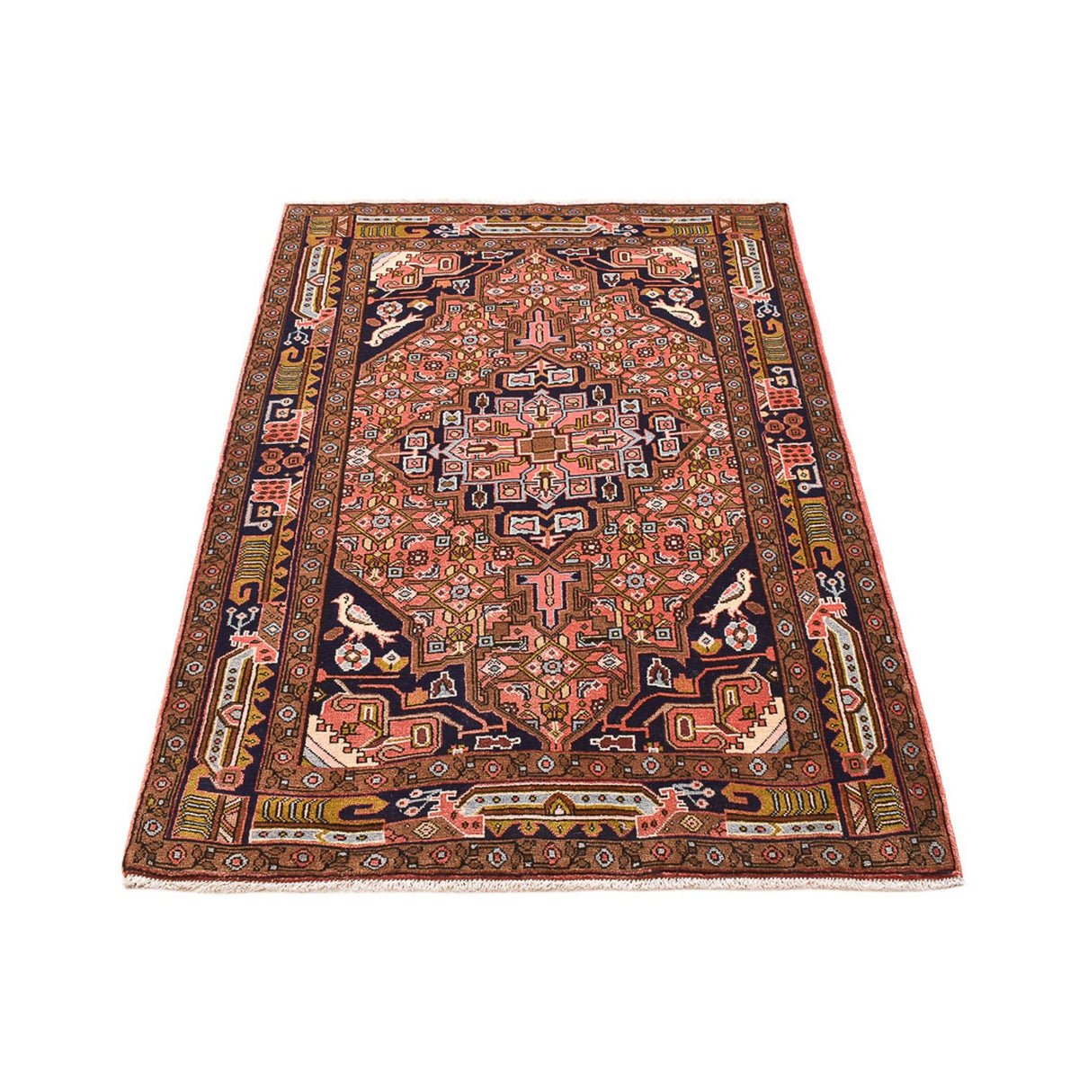 Perserteppich - Nomadic - 160 x 102 cm - hellrot