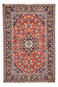 Tapis persan - Keshan - 143 x 93 cm - rouge