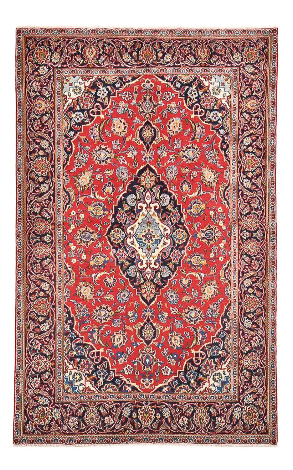 Perserteppich - Keshan - 220 x 138 cm - rot
