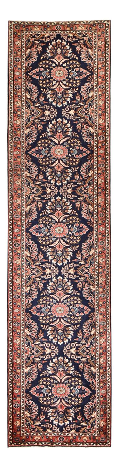 Läufer Perser - Nomadic - 435 x 102 cm - dunkelblau