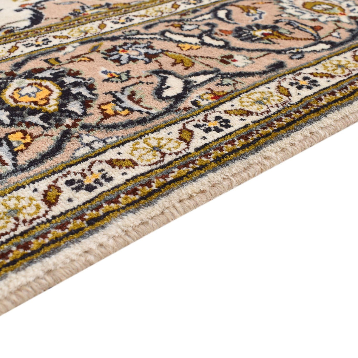 Perserteppich - Keshan - 135 x 212 cm - sand