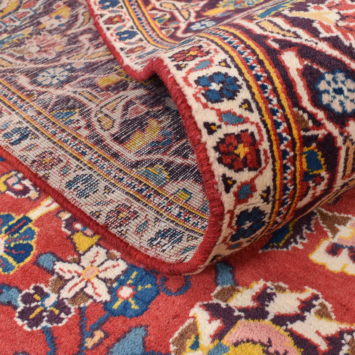 Perserteppich - Keshan - 220 x 136 cm - hellrot