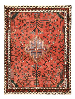 Perserteppich - Nomadic - 130 x 98 cm - rot