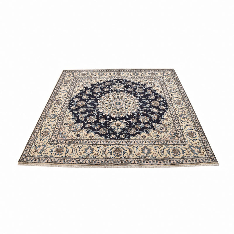 Perserteppich - Nain quadratisch  - 195 x 193 cm - dunkelblau