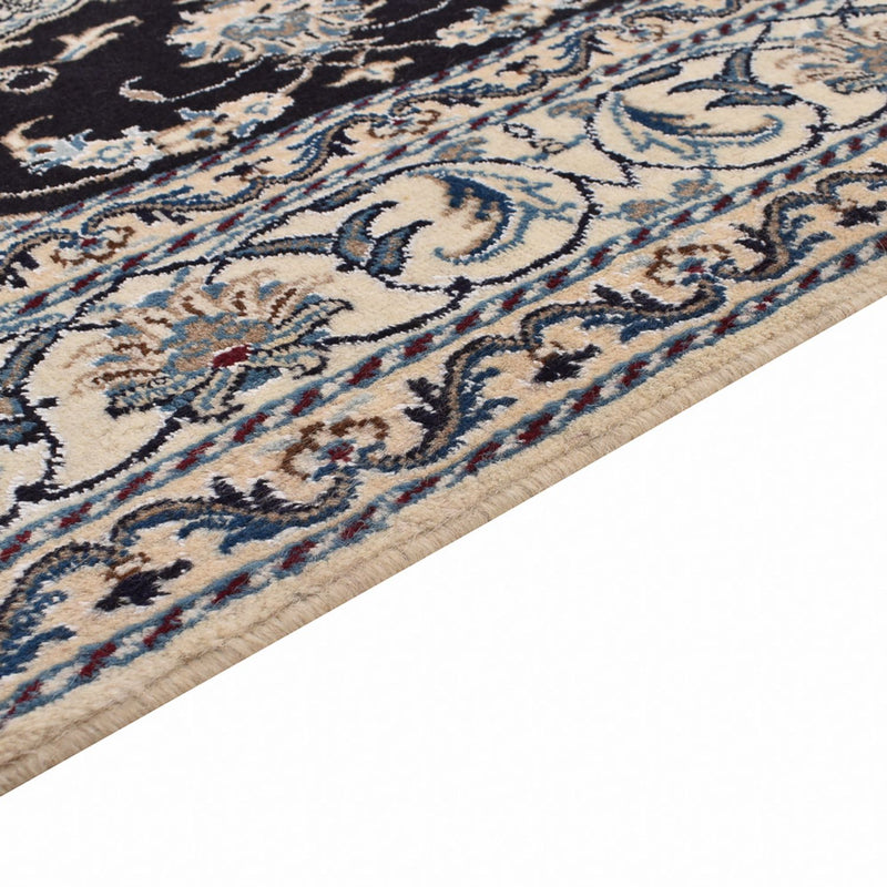 Perserteppich - Nain - 210 x 149 cm - dunkelblau