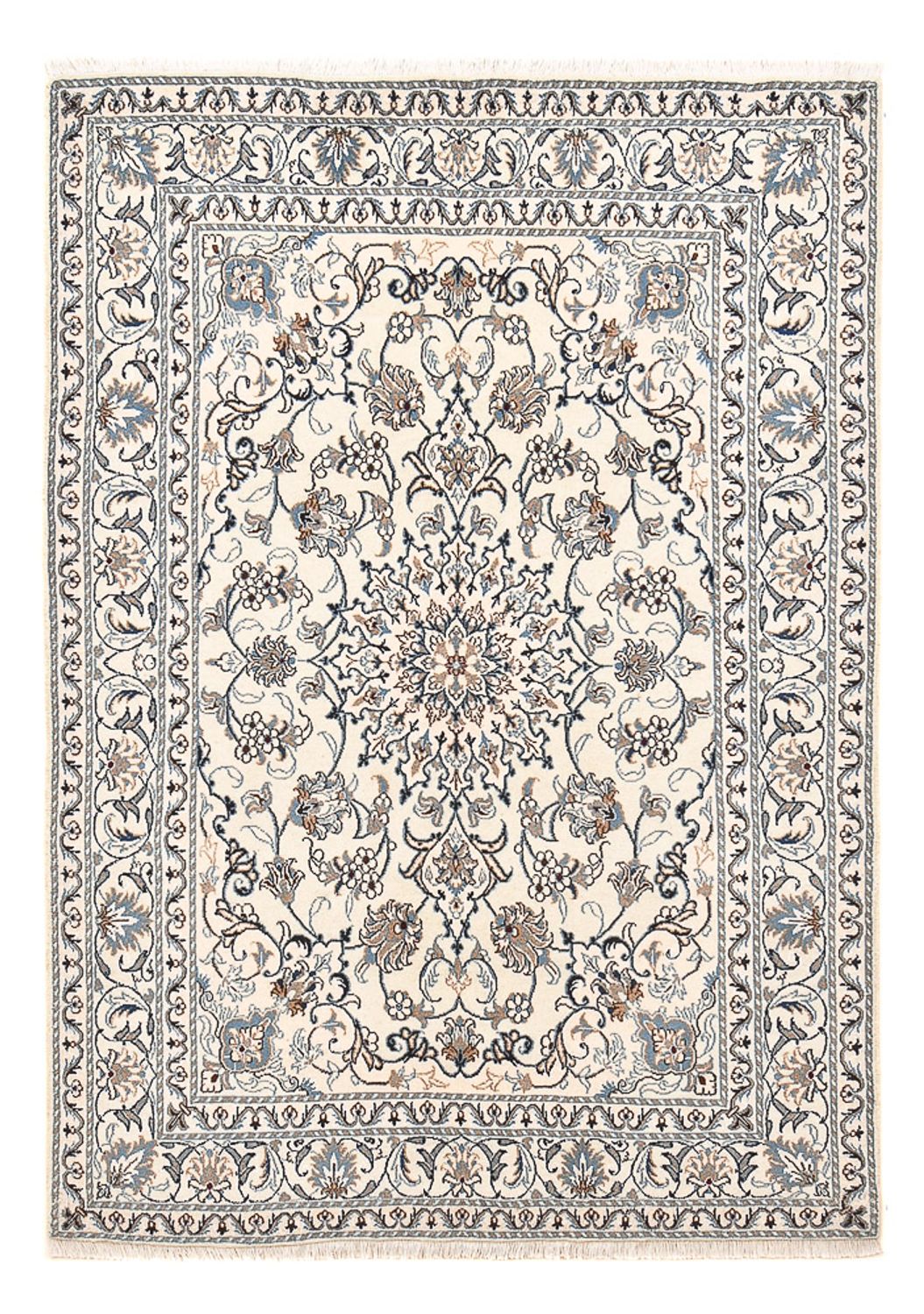 Perserteppich - Nain - 207 x 149 cm - hellbeige
