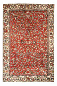 Tappeto Persero - Tabriz - 322 x 209 cm - rosso