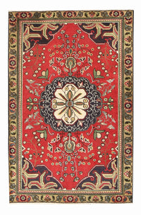 Tappeto Persero - Tabriz - 155 x 100 cm - rosso