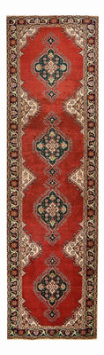 Läufer Perser - Täbriz - 340 x 96 cm - rot