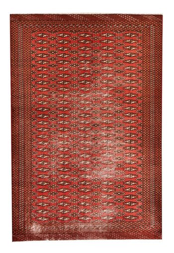 Turkaman Teppich - 190 x 128 cm - rot