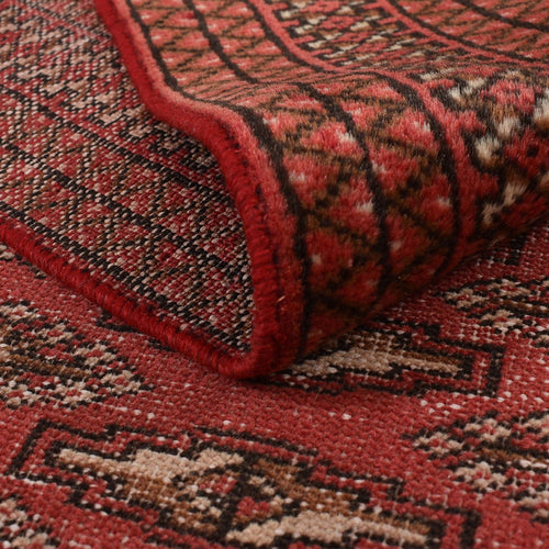 Turkaman Teppich - 190 x 128 cm - rot