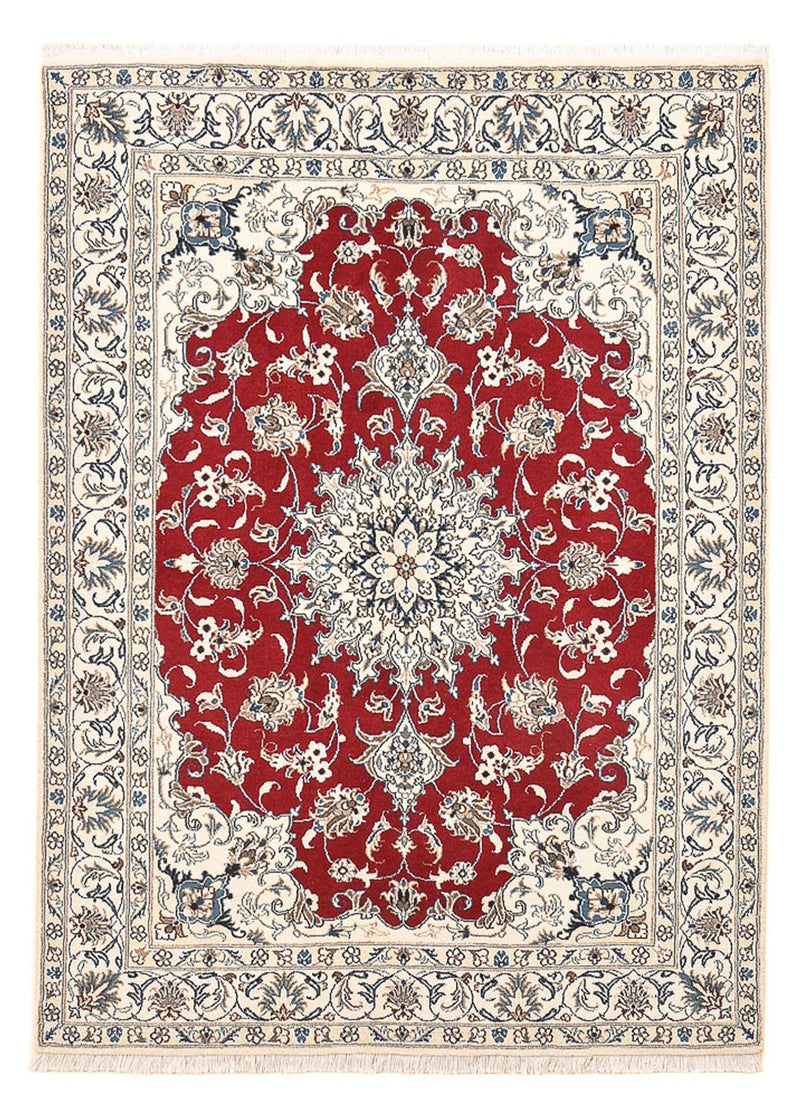 Perserteppich - Nain - 197 x 150 cm - rot