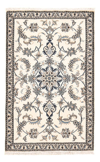 Tapis persan - Nain - 138 x 90 cm - beige clair