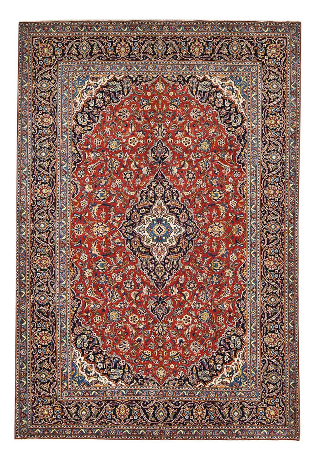 Perserteppich - Keshan - 392 x 264 cm - rot