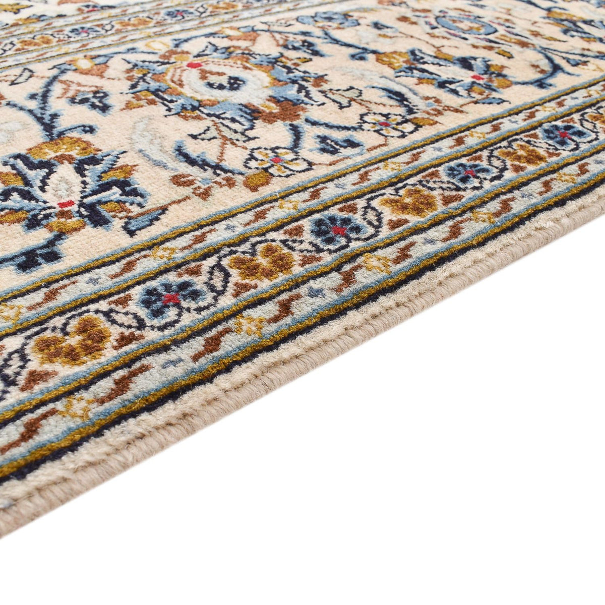 Perserteppich - Keshan - 299 x 203 cm - dunkelbeige
