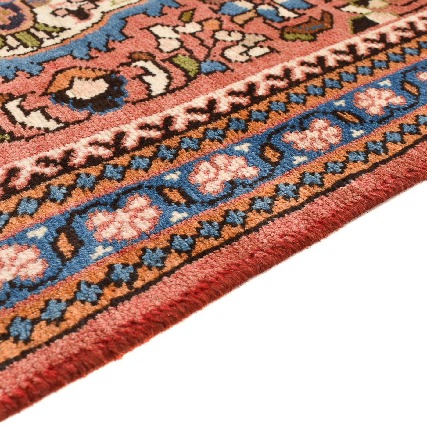 Perserteppich - Nomadic - 126 x 71 cm - hellrot
