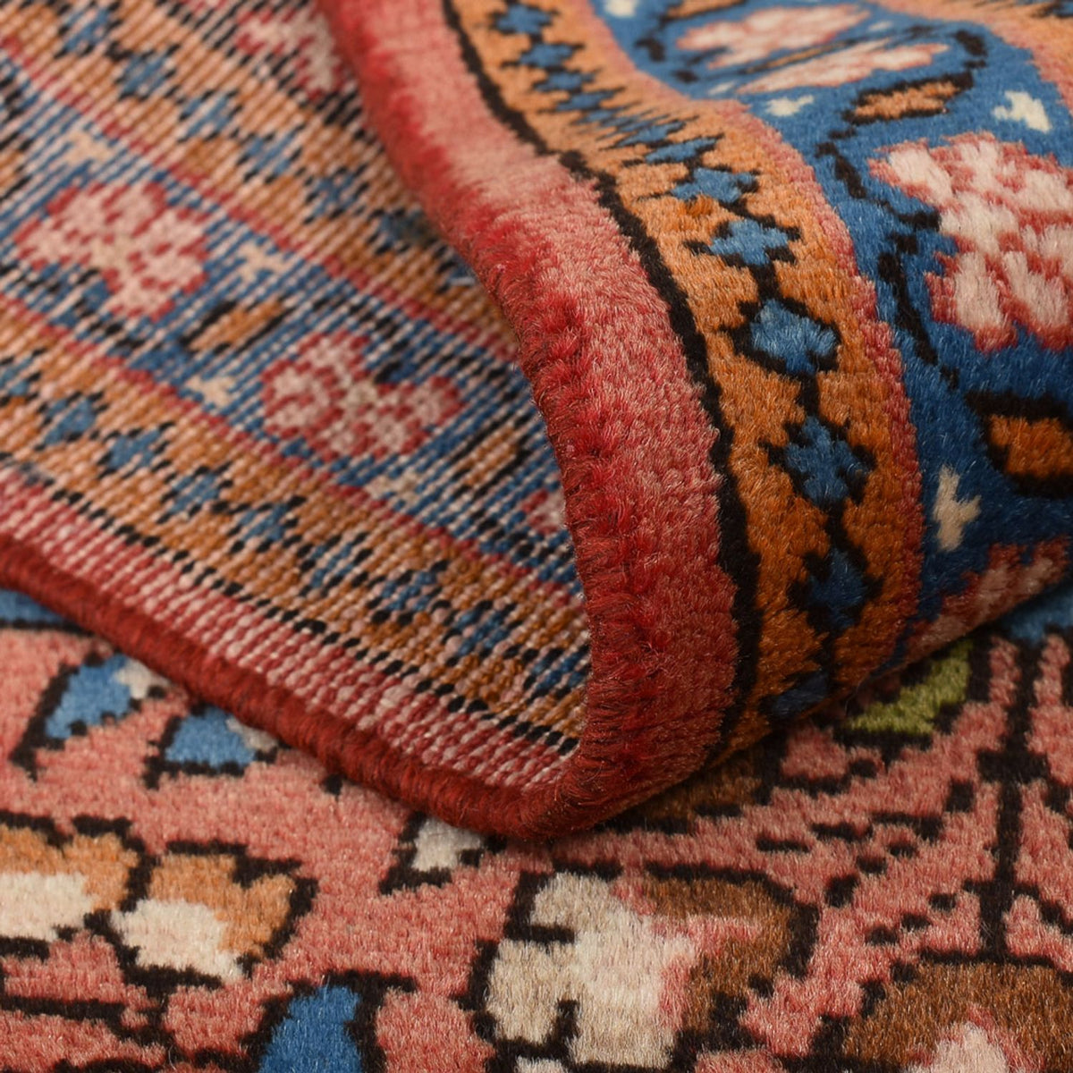 Perserteppich - Nomadic - 126 x 71 cm - hellrot