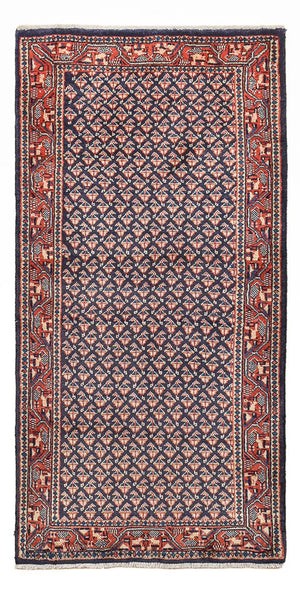 Perserteppich - Mir - 129 x 63 cm - dunkelrot