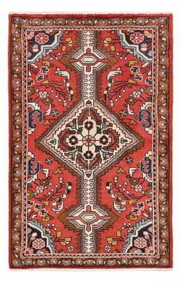 Perserteppich - Nomadic - 107 x 76 cm - rot